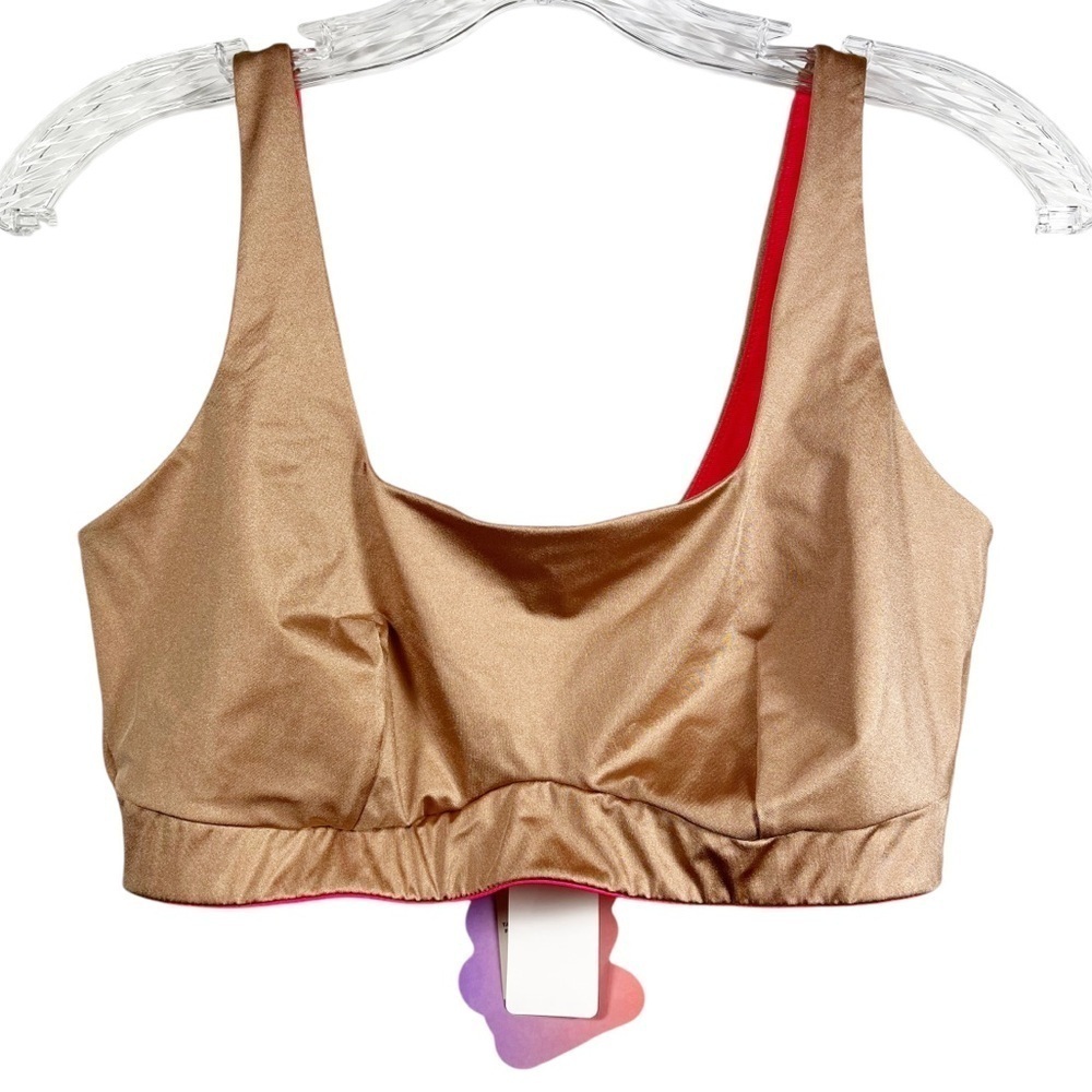 NEW Yitty women’s headliner shaping midi bralette size L gold